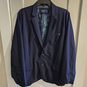 William Murray Golf 2-Button Performance Blazer - Navy Blue - Size Large 44R